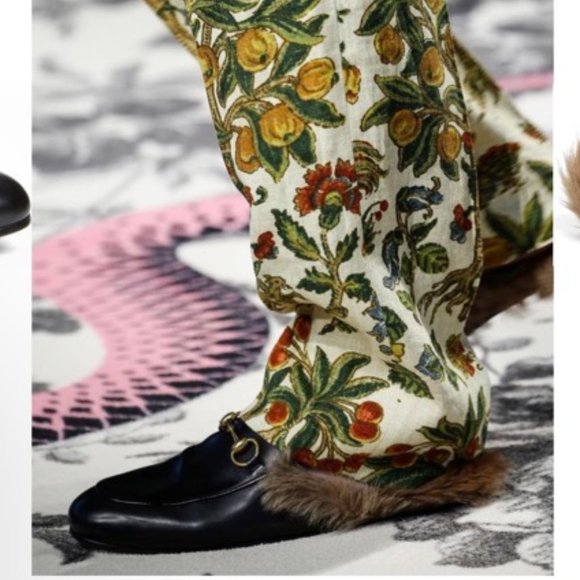 AUTHENTIC Gucci Princetown Genuine Shearling Loafer Mule BRAND NEW - Picture 6 of 6